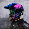 Off Road Helmet för män och kvinnors coola elektriska fordon, bergshastighetsavstånd, helt täckt terränghjälm, universell året runt