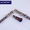 Moresky Professional C Nyckel Oboe av Redwood Semi/hela automatisk Cocobolo Wood Style Cupronickel Silver-Plated S8-Co