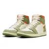 Ts 1 Reverse Mokka lage basketbalschoenen Heren Olive Year of the Dragon Celadon 1s Zwart Phantom High Denim Pink Satin Bred Lucky Green Space Jam Mid Sneakers Dghate