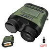 Telescópio Binóculos 4K 8x Zoom Digital Visão Night Binoculars Devices Device Infravermelho Caça Infravermelho Ponsoroso Telescópio Dia Night Dual Use Dark 350ml231226