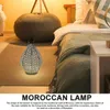 Lampes de table LED lampe en métal mosaïque turque veilleuse lumière ambiante côté lit romantique pour salon chambre restaurant
