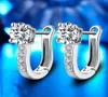 Personality Stud 925 Silver Earrings With Cubic Zirconia Small Cute Dangle Earring For Women Girl Gifts EH0405590882