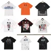 2024 Heren Designer T-shirts Amirs Gedrukt Mode Man T-shirt Top Kwaliteit Katoen Casual T-stukken Korte Mouw Hip Hop streetwear T-shirts Maat S-XL J7