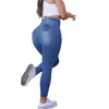 Jeans slim a vita media da donna primaverili Pantaloni skinny in denim elasticizzato moda Street Casual Abbigliamento femminile S-2XL 231226