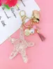 Nieuwe Fantasy Cartoon Sea World Parel Schelp Zeester Sleutelhanger Pentagram Kristal Sleutelhanger Dames Tas Autosleutel Legering Hanger Sieraden Y5330934