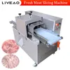 Automatic Turkey Breast Slice Cutting Machine 750 Kg/h Fresh Beef Meat Fillet Slicer