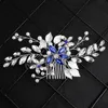 Rhinestone Pearl Bridal Hair Clip Opaski na głowę