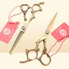 Haarschaar 60quot 175cm 440c Purple Dragon Hairstyle Hairdressing Dunning Cutting Shears Professional Z90059008058