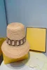 Cappello da donna con lettera di design Cappello da uomo Moda Lafite Cappelli di paglia per uomo Secchi Casquette Berretti da donna F Cappelli Bonnet Beanie 2203959890