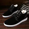 Stövlar trevliga våren England Tooling Men's Casual Low-Top Shoes Student Canvas Sports Rty6