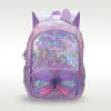 Australian original Smiggle children's -selling schoolbag female cute high-quality backpack purple butterfly big schoolbag 231225