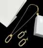 Mode Basilisk runde Karten Anhänger Damen Armband Halskette Ohrstecker Sets Messing 18K vergoldet Damen Designer Schmuck Ve61a26414889