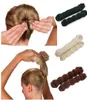 2 pièces ensemble femmes coiffure ancienne éponge magique chignon fabricant beignet anneau Shaper mousse Braider outil pour Girl039s bricolage cheveux Style1266770