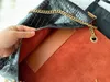 حقيبة مصممة فاخرة جديدة للنساء سلسلة كروس جاسودي مصمم أكياس الكتف الأزياء رفرف غير رسمي القابض حقيبة يد مزدوجة