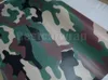 Stickers Groot Legergroen Camoufalge Vinyl Voor Auto Wrap Met Luchtafgifte / luchtbelvrij voor Vrachtwagen Boot Grafische coating 1,52X30M (5x98ft