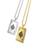 Men039S smycken Ace of Spades halsband Spela korthängen halsband i rostfritt stål7223586