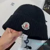 Sombreros de diseñador Gorro para hombre y mujer Otoño/Invierno Gorro de punto térmico Marca de esquí Gorro de punto 2023 Otoño e invierno Nuevo gorro de lana tejido Gorro de punto de lujo