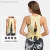 Футболка Desginer Aloyoga Yoga Al, новое платье, женская телесная футболка для ухода за кожей с завязками, майка без рукавов, свободный и дышащий спортивный чехол для бега