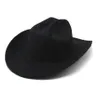 Nieuwe Suede Grote Rand Western Cowboyhoed Men039s Vintage Jazz Reizen Feesthoed Gentleman Panama Cowgirl Hoeden7069309