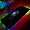 Odpoczywa EVE Online RGB Myse Pad Gamer Duże akcesoria do gier do klawiatury Laptop Computer Speed ​​Mini PC Mat 100x500 mm Mousepad