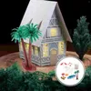 ガーデンデコレーションハウスビーチマイクロランドスケープアクセサリースタイルオーナメントミニシーン装飾夏の樹脂海辺のおもちゃの夏