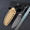 Specialerbjudande H1225 T8 Survival Straight Knife DC53 Satin/Stone Wash Drop Point Blade G10/Steel Head Handtag Outdoor Camping Hunting Fixed Blade Knives With Kydex