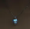 Punk Style Skull Pendant Necklace Luminous Jewelry Silver Color Chain Glow In The Dark Choker Statement Chokers1048432