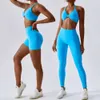 Lu Lu Align Sportwear 2st Set Women Workout Female Gym Sports Bra Legings Matching Clothes Seamless Pants Sexy Leggings Yoga Lemon ll Woman