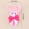 Accessoires pour cheveux, 2 pièces, pinces à ruban mignonnes pour bébés filles, Barrettes de pâques, épingles à cheveux princesse faites à la main pour enfants