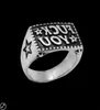1PC Worldwide Size 713 F Word Ring 316L Rostfritt stål Band Party Fashion Jewelry FK Star Ring1477683