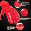 Gants de gardien de but de Football professionnel rouge chanceux, Protection épaissie des doigts en Latex pour enfants et adultes, gardien de but de Football 231225