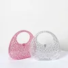 Sacs à main de mode femmes sacs acryliques d'été transparents sacs de soirée diamants 022624