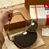 Croissant Designer Women Denim Limited Torka pod pachami 24 Resort Regulowany pasek na ramię torebkę Crossbody Bag Zero Portfel torebki