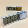 LCD 3Dデジタル電子温度測定水槽温度メーター水槽温度計コントロールアクセサリー231226