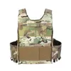 Vestes de chasse PEW, gilet tactique 119, porte-plaque ouvert, sac avant et arrière PT-VT07