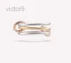 Spinelli Kilcollin anelli designer di marca Nuovo anello Raneth stack in argento sterling di alta gioielleria di lusso