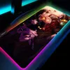 RESTS MOUSEPAD RGB League of LegendsゲームテーブルLol -Kindred Mouse Gamer Girl Hot Pad Laptop Laptop Gaming Desk Mat Table Computer Carpet