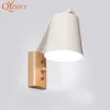 Lampada da parete in legno per la casa, luce di vanità, decorazione industriale, decorazione del soggiorno, camera da letto soppalcata nordica accanto alle lampade in alluminio