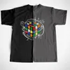 Men's T Shirts COOLMIND Cotton Top Quality Magic Square Printing Men Shirt Casual T-shirt For Tee