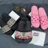 Дизайнерские сандалии женская тапочки парижские новые резиновые слайды