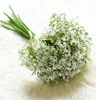 16 pièces fleurs artificielles Baby039s souffle fausse fleur gypsophile pour mariage maison automne décoration fleurs en plastique Bouquet Y01043935880