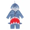 Set Baby Jungen Kinder Mütze Haifischzähne Badebekleidung Neue Strandkleidung Surfanzug Badebekleidung mit Schutzbrille Badebekleidung Kinder UV-Schutz Sommeroutfit