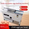 Komercyjny maszyna do obierania jajek przepiórczych gospodarstwem domowym małe jaja automatyczne jaja do usuwania skóry maszyna