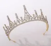 Diadème et couronnes en cristal brillant de style baroque de couleur or et argent de Noiva Royal Princess diadema Accessoires de cheveux de mariage de mariée 16316318