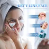 EMS Masajeador Estimulador muscular facial Levantamiento de la piel Apriete el pulso Eléctrico V-Face Slim Eye Beauty Removedor de arrugas 231225