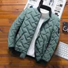 Inverno nova jaqueta de algodão masculina para baixo jaqueta de algodão gola alta na moda leve e fino topo quente