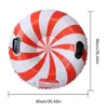 Outside Snow Tube Snow Sled Handles Sledge Circle Tire Tube Thickened Winter Sports Inflatable Skiing Circle Rings 231225