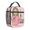 Insulated Lunch Bags Cooler Bag Lunch Container Enfermera En Apuros Doctor Nurse Lunch Box Tote Food Handbags Picnic 231226