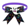 Hundkläder 50st Bow Tie Halloween Pumpkin Mönster husdjur levererar små bowtie katt bowties grooming accessoarer