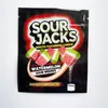 Sour Jacks vide fermeture éclair sacs d'emballage puissance pomme verte baies sauvages pastèque comestible bouche plissant Ndsto Attuk